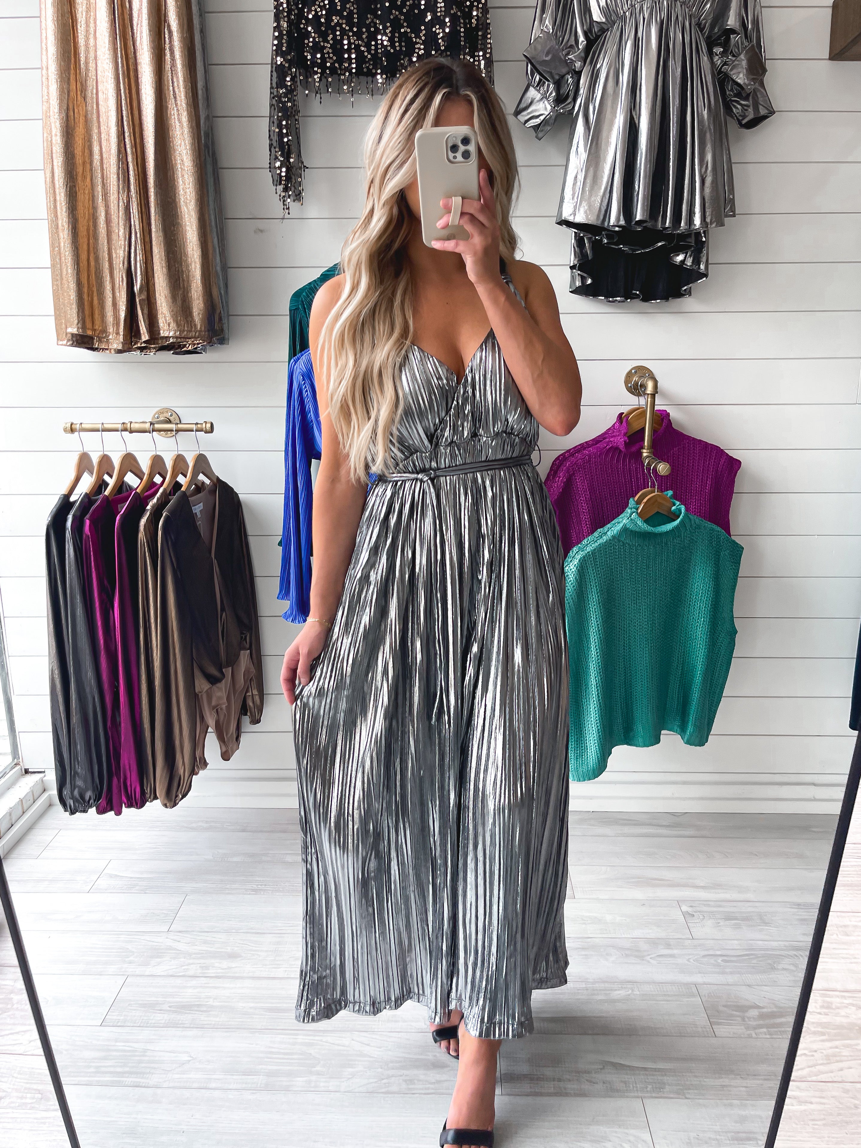 Midnight Moments Jumper in Silver