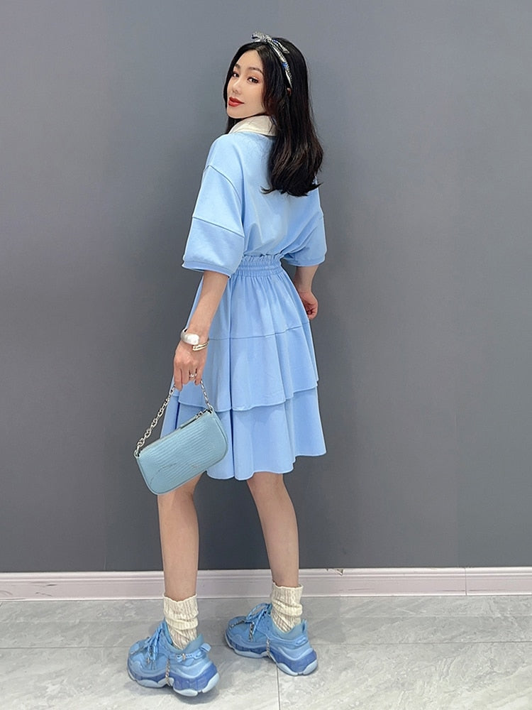 Essential Luxe Polo Shirt & Skirt 2-Piece Set